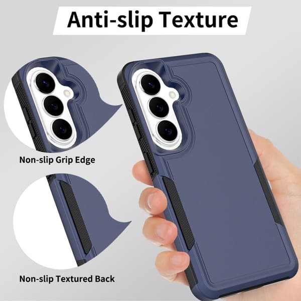 Mobilskal för Samsung Galaxy S26 PC + TPU Stötabsorberande - Mörkblå