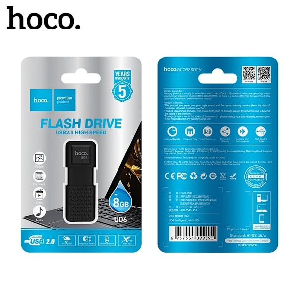 HOCO pendrive Intelligent UD6 8GB USB2.0