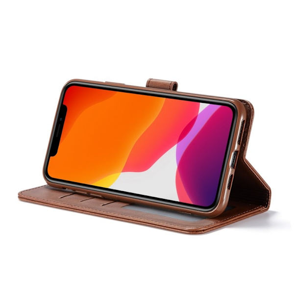 LC.imeeke iPhone 11 Pro Max Plånboksfodral Konstläder - Brun
