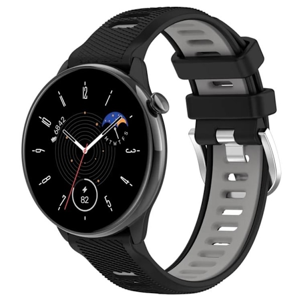 Galaxy Watch 6 Classic 43mm Armband - Svart/Grå Svart