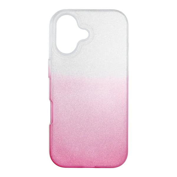 Mobilskal till iPhone 17 Shining - Transparent/Rosa Transparent