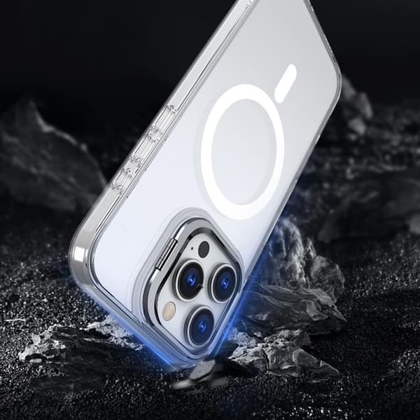 Tech-Protect Mobilskal till iPhone 16 Magsafe Magstand - Clear Transparent