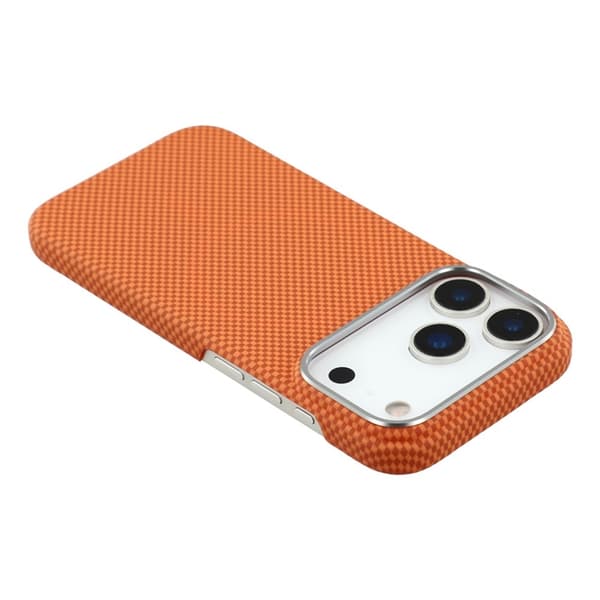 Mobilskal till iPhone 17 Pro MagSafe Carbon Fiber Orange