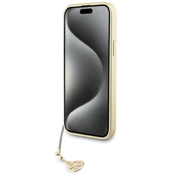 Guess Mobilskal till iPhone 15 Plus Charms Collection - Grå Grå