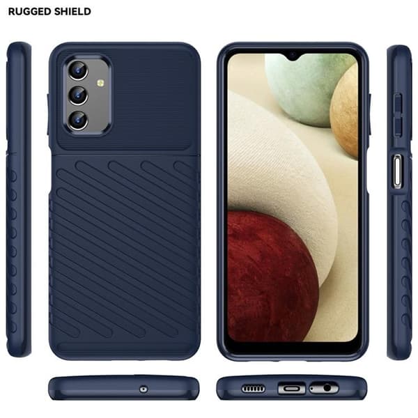 Thunder Twill Skal Galaxy A13 4G - Blå Blå
