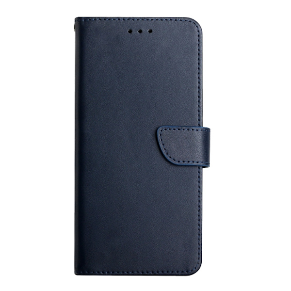 OnePlus 15 5G Plånboksfodral Äkta Läder Nappa Texture Blå
