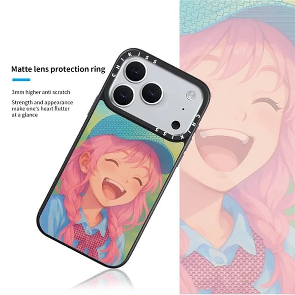 Mobilskal till iPhone 17 Pro MagSafe Aluminium Silikon Rosa