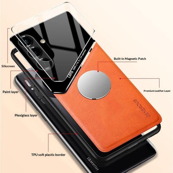 Mobilskal för Samsung Galaxy S26 PC + TPU - Orange