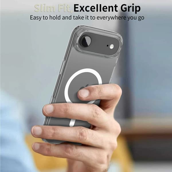 Tech-Protect Mobilskal till iPhone Air Magsafe Flexair Hybrid - Clear Svart
