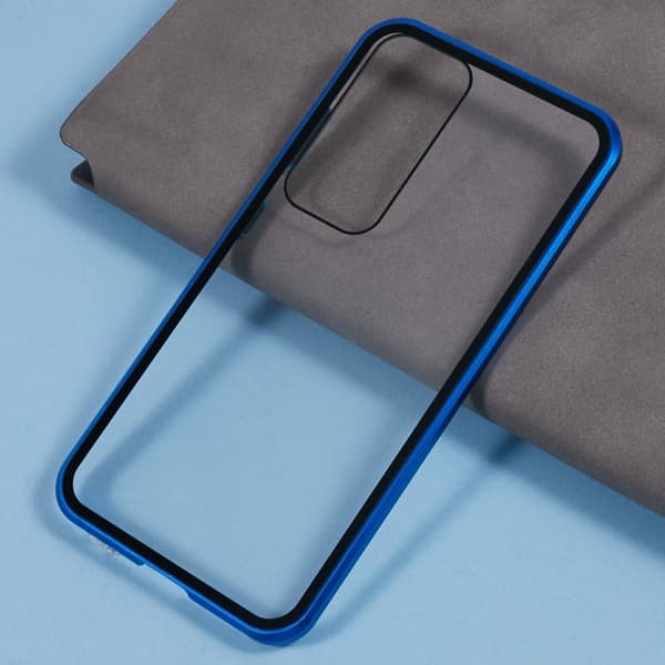 Mobilskal för Samsung Galaxy S26 Dubbel-Sidigt Härdat Glas - Blå