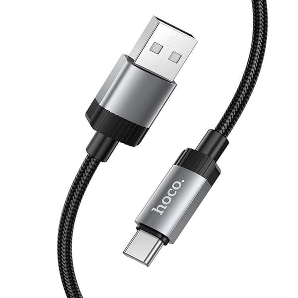 HOCO USB-A till USB-C Kabel 3A 1m X117 - Svart Svart
