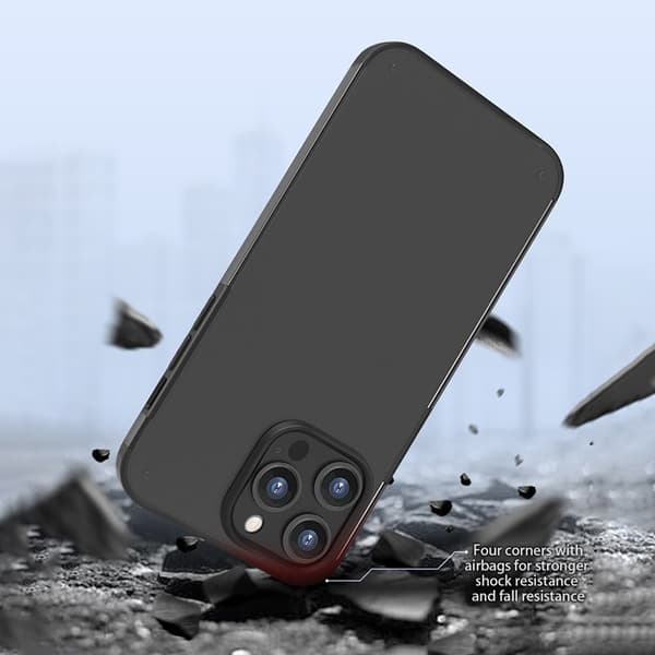 X-LEVEL Mobilskal till iPhone 12 Pro Max Matte PC+TPU Svart