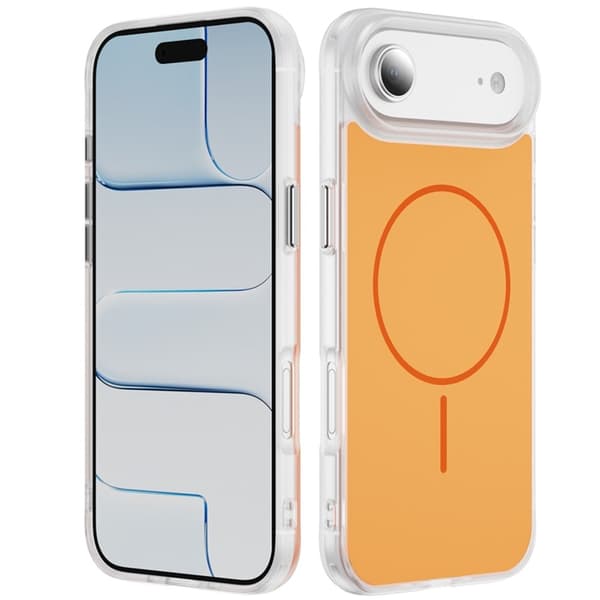 Mobilskal till iPhone Air MagSafe Skin Touch TPU PC - Orange Orange
