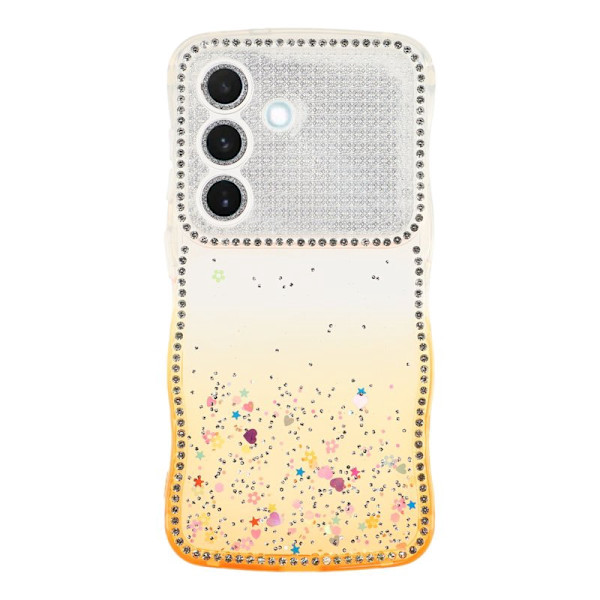Mobilskal för Samsung Galaxy S26 Plus Glitter TPU - Gradient Gul