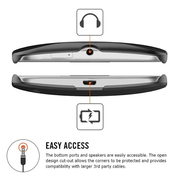 SPIGEN Thin Fit Skal till Google Nexus 6 (Clear)