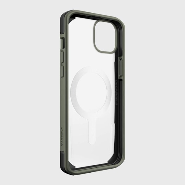 Raptic iPhone 14 Skal Magsafe Secure Armored - Grön
