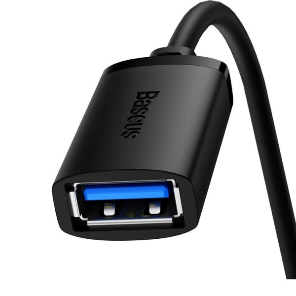 Baseus AirJoy Förlängning USB 2.0 Kabel 0.5m - Svart