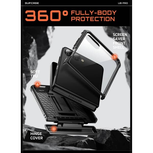 SupCase Mobilskal För Galaxy Z Flip 8 Unicorn Beetle Pro - Svart Svart