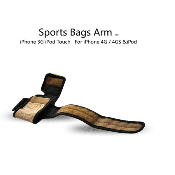 PCMAMA Sportarmband fodral till iPhone 4S/4 / 3G / 3GS / iPOD (WAVES)