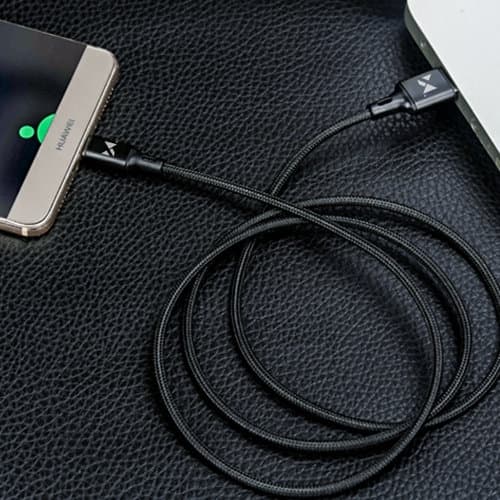 Wozinsky USB-A till Lightning kabel 1m - Svart Black