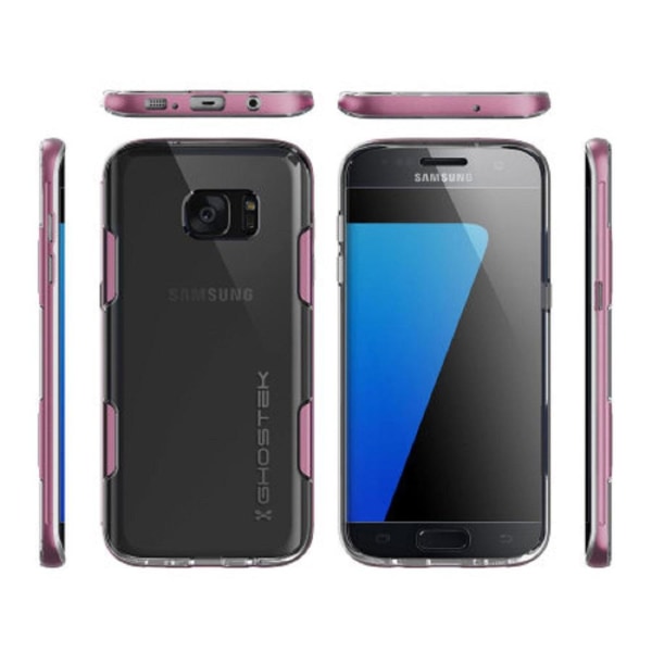 Ghostek viittakuori Samsung Galaxy S7 Edge -puhelimelle - vaaleanpunainen Pink