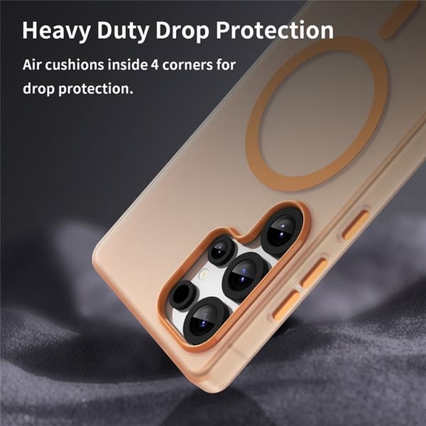 Mobilskal till Galaxy S25 Ultra MagSafe Slim Matte - Orange Orange