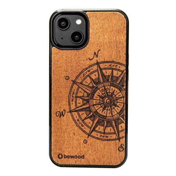 Bewood iPhone 14 matkapuhelinkotelo Magsafe Puinen Traveler Merbau