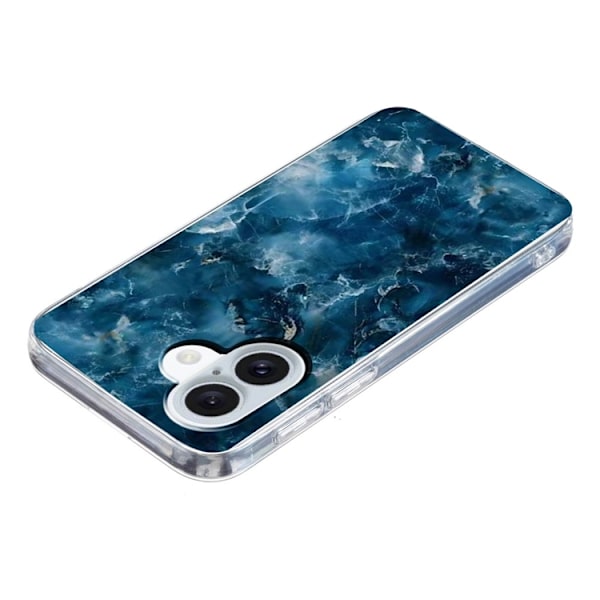 Mobilskal till iPhone 17 Marble Pattern Printing Soft - Grå Grå