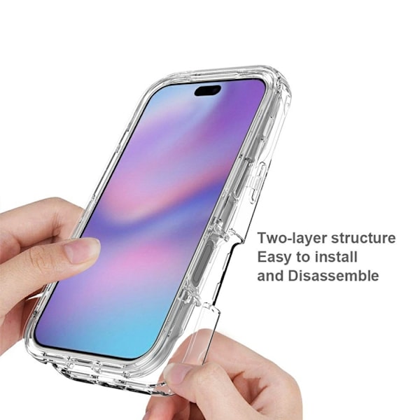 Mobilskal till iPhone 17 Pro Gradient Färg PC + TPU Transparent