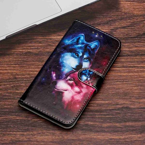 Pair Of Wolves Samsung Galaxy A57 Plånboksfodral Konstläder - Mönster