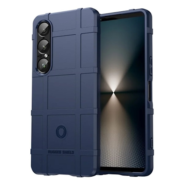 Mobilskal till Sony Xperia 1 VII Grid Scratch-Proof - Blå Blå
