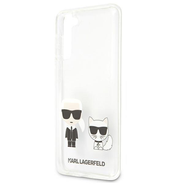 Karl Lagerfeld Cover Galaxy S21 Plus Karl & Choupette - Gennemsigtig