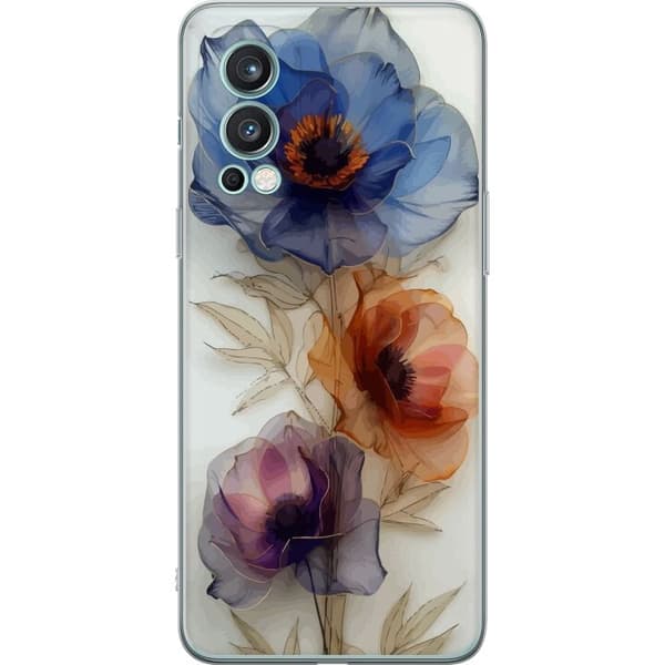 Mobilcover til OnePlus Nord 2 5G med Silkeblomster