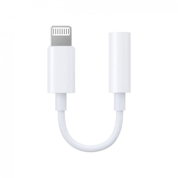 SiGN Lightning till 3.5mm AUX-adapteri - Valkoinen Vit