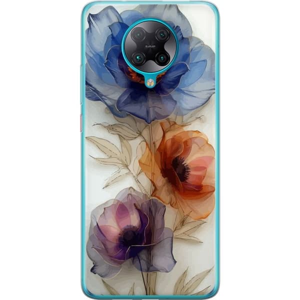 Mobilcover til Xiaomi Poco F2 Pro med silkeblomster