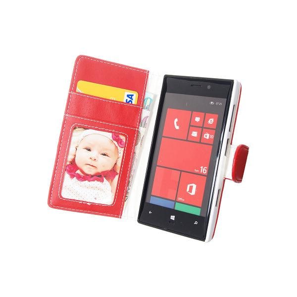 Præget pung etui til Nokia Lumia 928 (rød) Red ad90 | Red 55 Fyndiq