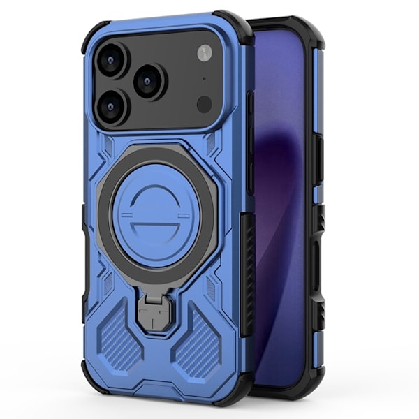 Mobilskal till iPhone 17 Pro Rotating Kickstand - Mörkblå Blå