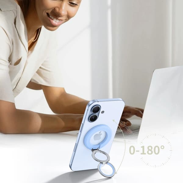 Tech-Protect Magsafe Magnetisk Telefonringeholder - Babyblå Blå