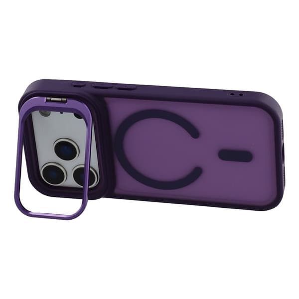 Mobilskal till iPhone 17 Pro MagSafe Lins Kickstand - Lila Lila