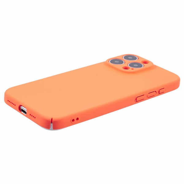 Mobilskal till iPhone 16 Pro Skin-Touch Rubberized PC - Orange Orange