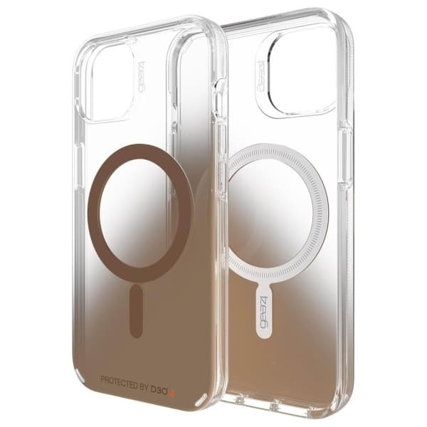 Gear4 telefontaske til iPhone 13 MagSafe D3O Milan Snap Gradient 2 - Guld