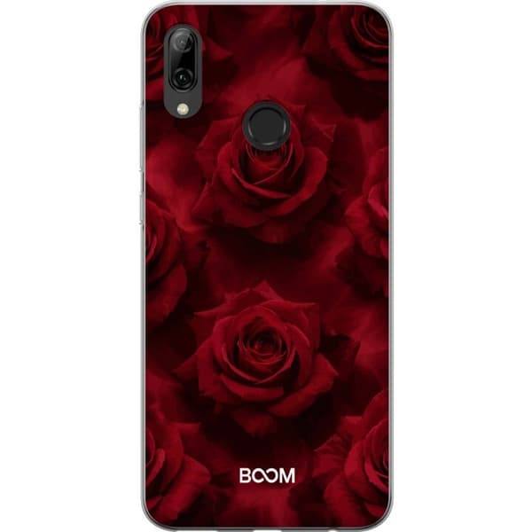 Mobiltelefon taske til Huawei P smart 2019 med Crimson Rose