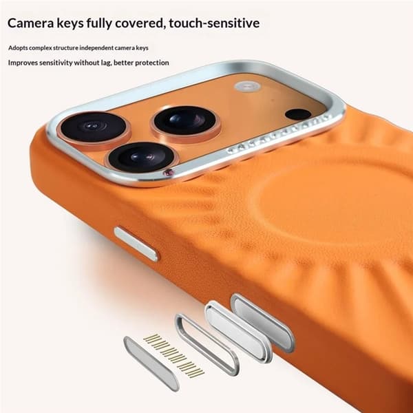 JAUCASE Mobilskal till iPhone 17 Pro Magsafe TPU - Orange Orange
