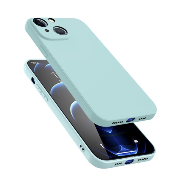 Ohut pehmeäkantinen iPhone 13 Mini - taivaansininen Blue