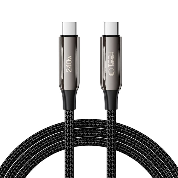 Tech-Protect USB-C Kabel (1m) Ultraboost - Sort