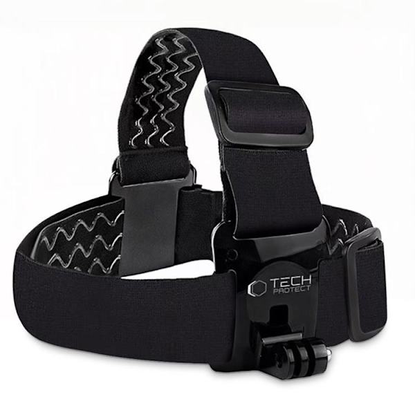Tech-Protect Hovedbeslag GoPro/DJI - Sort Svart