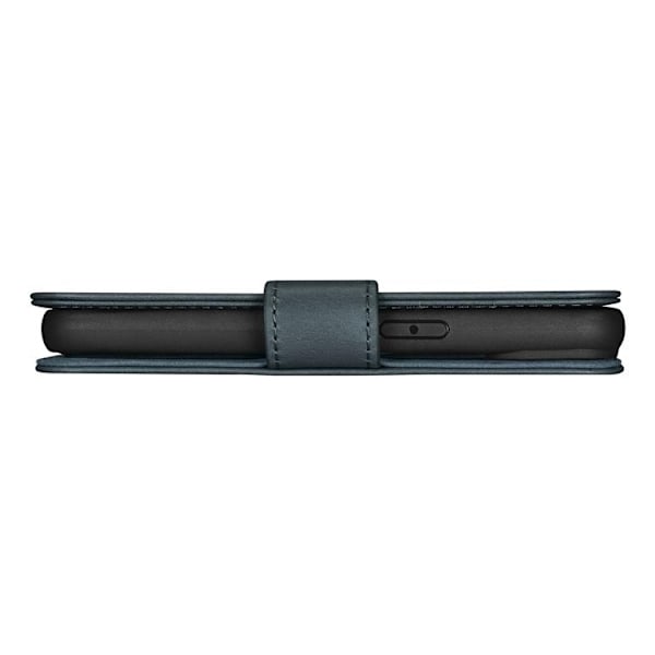 iCarer iPhone 14 Pro Max Plånboksfodral Äkta Läder 2in1 Anti-RFID - Blå