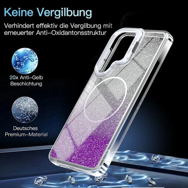 Mobilskal för Samsung Galaxy S26 Plus Magnetiskt TPU PC - Lila