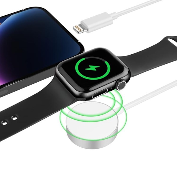 Tech-Protect Magnetic Laddare med Lightning Kabel - Vit