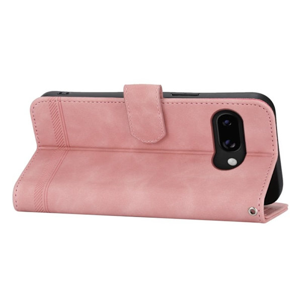 DIERFENG DF-03 Plånboksfodral för Google Pixel 9a Konstläder - Rosa